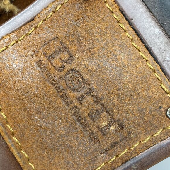 BORN Suede/Leather Comfort Clogs - Picture 10 of 13